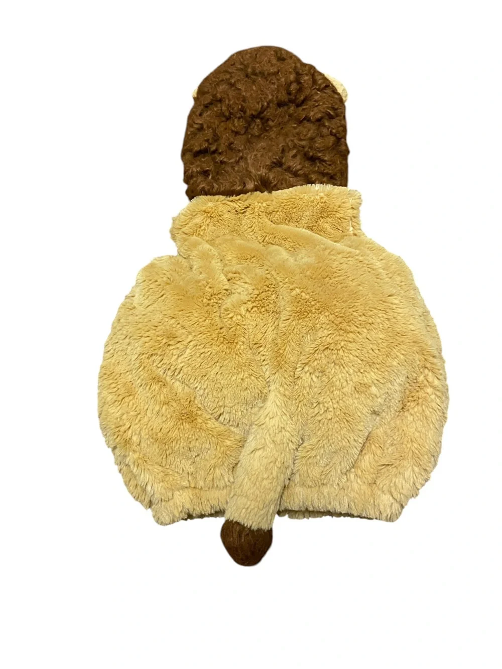 Going Wild Baby Lion Costume Vest Hooded Plush Fuzzy 12M Halloween TrickorTreat